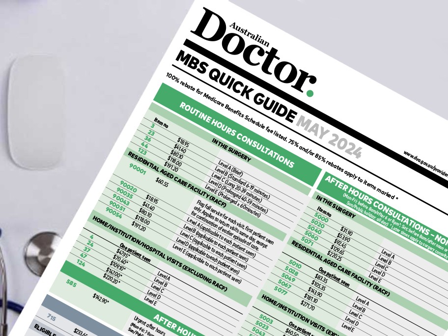 MBS Quick Guide for May: your handy free resource | AusDoc